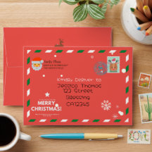 Briefe aus dem Weihnachtsmann|Reindeer-Briefmarke