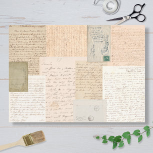Briefe und Postkarten Seidenpapier