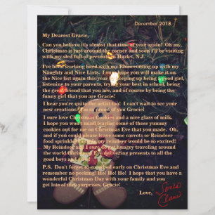 Briefe vom Weihnachtsmann-Gingerbread-Mann