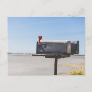 Briefkästen in Vampire Town Postkarte