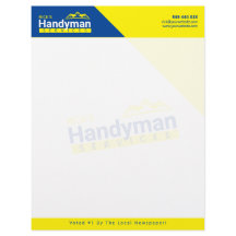 Briefkopf für das benutzerdefinierte Logo für Hand