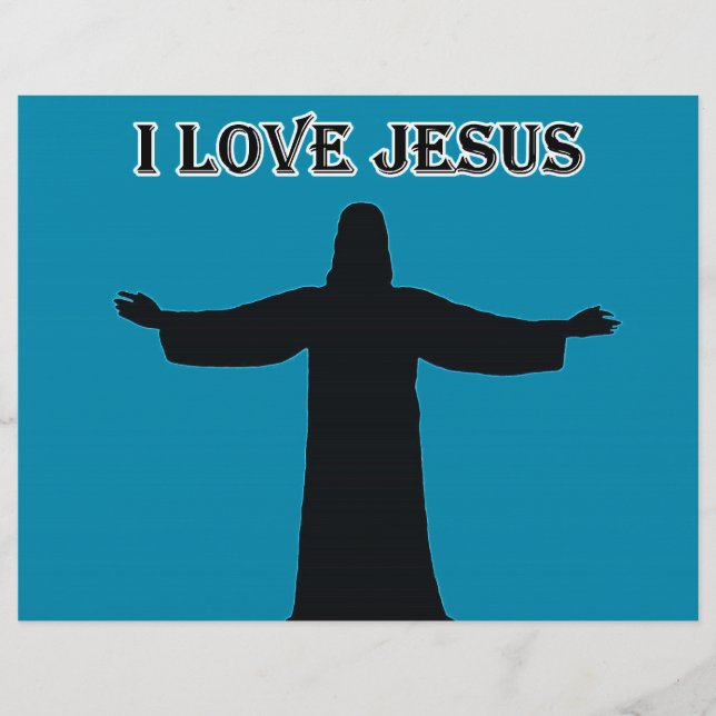 Briefkopf  ich liebe jesus (Vorderseite)