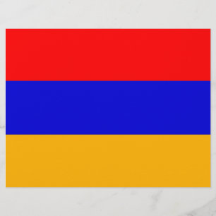 Briefkopf mit Flagge Armeniens