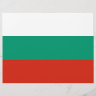Briefkopf mit Flagge Bulgariens