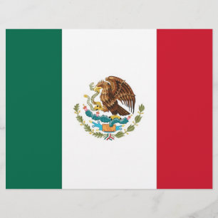 Briefkopf mit Flagge Mexikos