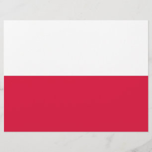Briefkopf mit Flagge Polens