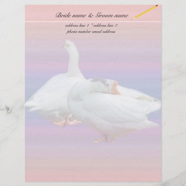 Briefkopf mit Namen (Vorderseite)