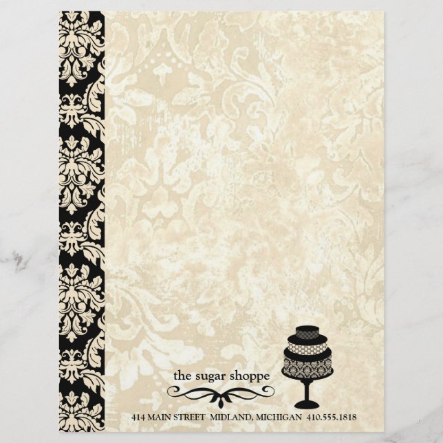 Briefkopf-Schablone Contemporary Bakery Company Briefkopf (Vorderseite)