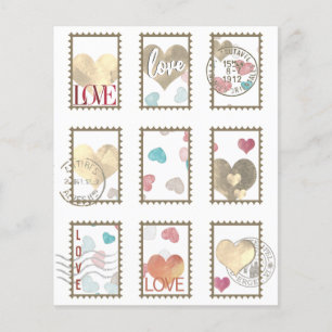 Briefmarke 1 x 1,5"