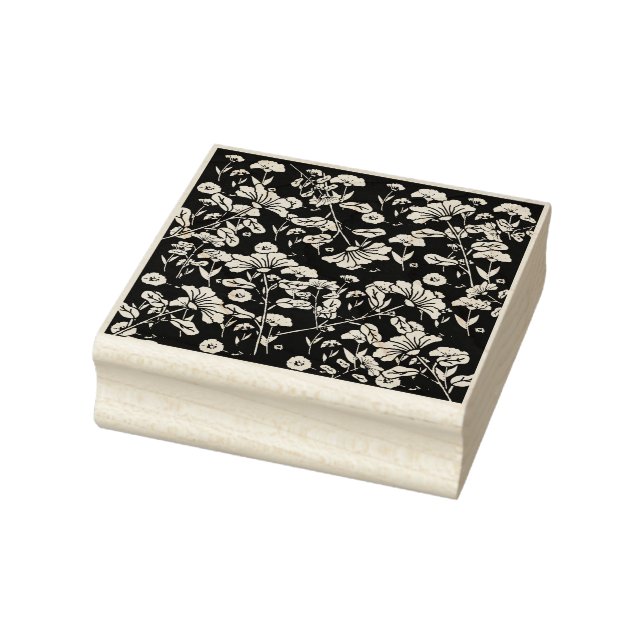 Briefmarke aus Blumenmuster Gummistempel (Stempel)