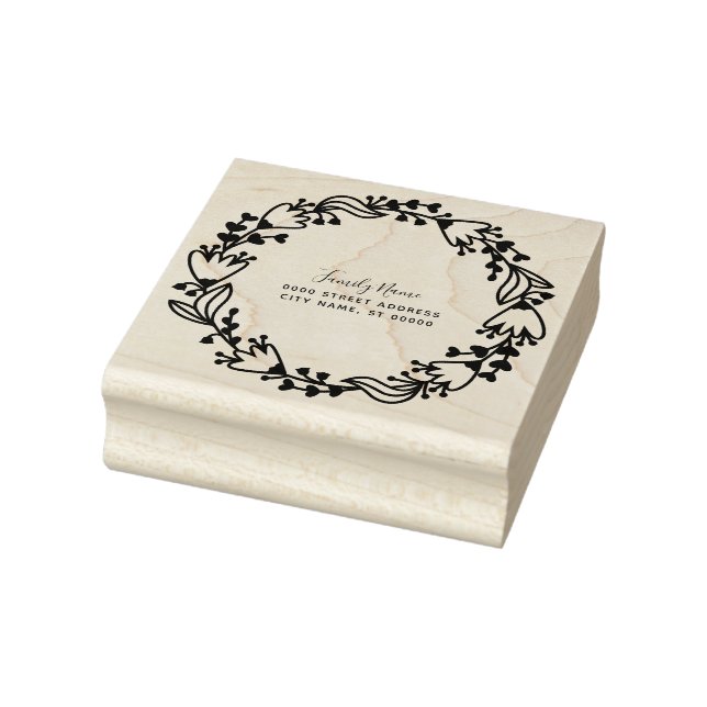 Briefmarke aus dekorativem Kautschuk Gummistempel (Stempel)