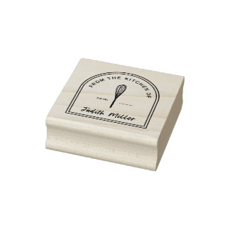 Briefmarke "Aus der Küche" Gummistempel