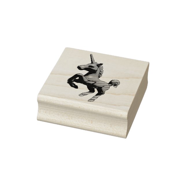 Briefmarke aus Einhorn (Gritty) Gummistempel (Stempel)