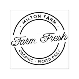 Briefmarke aus frischem, Monogramm, selbstfarbigem Permastempel