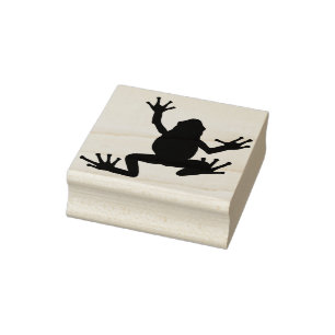 Briefmarke aus Frosch Gummistempel