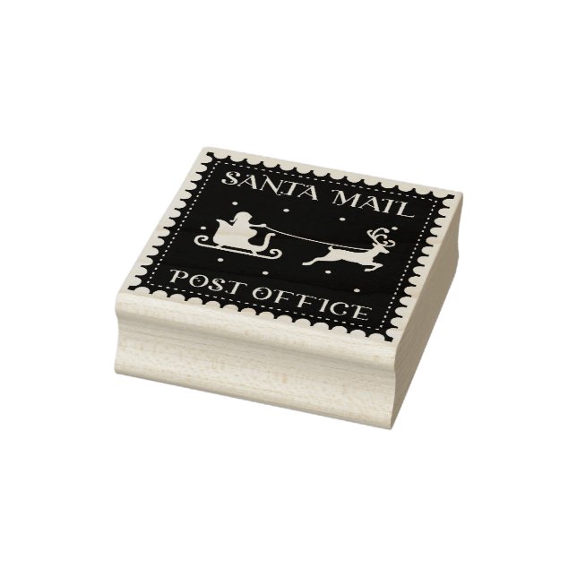 Briefmarke aus Gummi der Post von Santa Mail Gummistempel (Stempel)