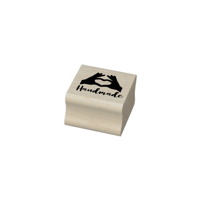 Briefmarke aus Gummi Handgefertigte Herz-Hände Gummistempel (Stempel)