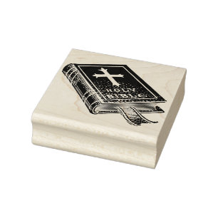 Briefmarke aus Heiligen Bibelkautschuk Gummistempel