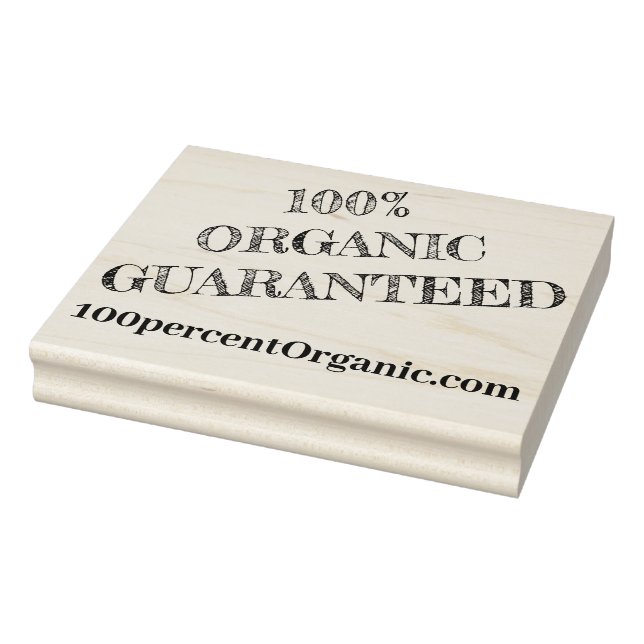 Briefmarke aus Holz - 100% garantiert Bio Gummistempel (Stempel)