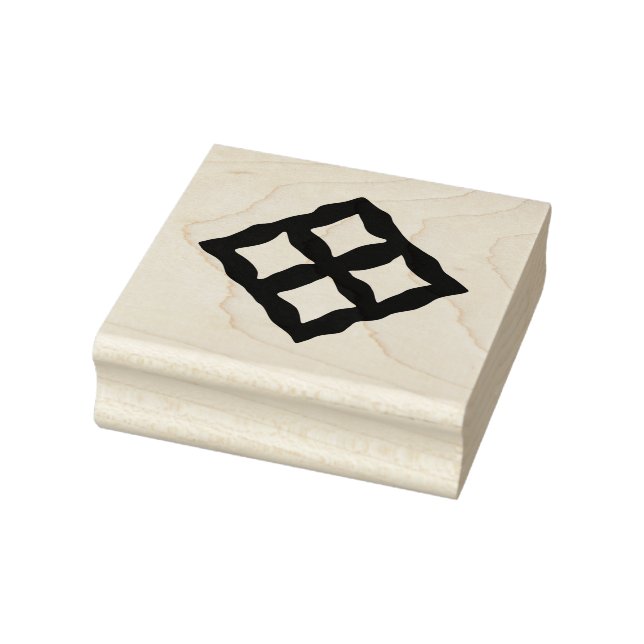 Briefmarke aus Holz Adinkra (Gemeinschaft) Gummistempel (Stempel)