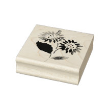 Briefmarke aus Holz