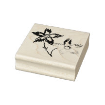 Briefmarke aus Holz