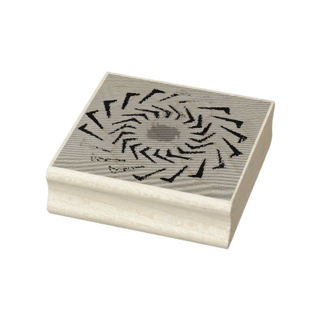 Briefmarke aus Holz Gummistempel (Stempel)