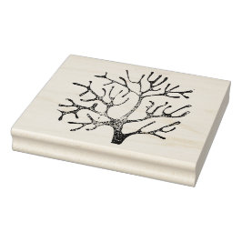 Briefmarke aus Holz - Koralle Gummistempel