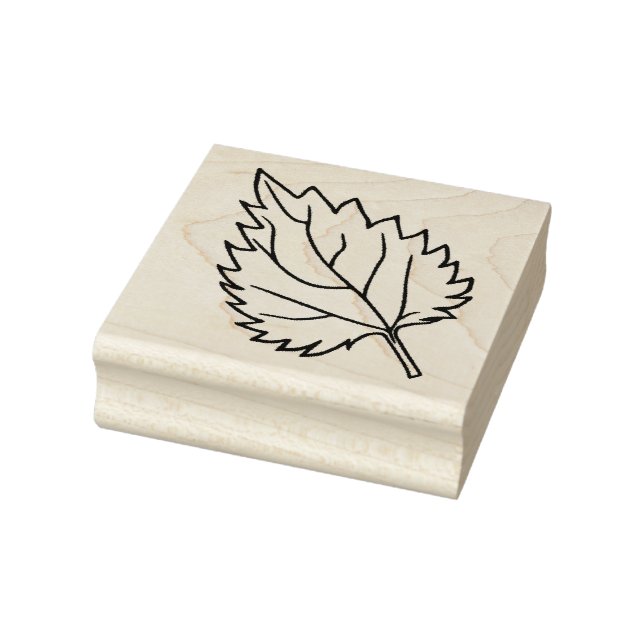 Briefmarke aus Holzkautschuk - Single Gummistempel (Stempel)