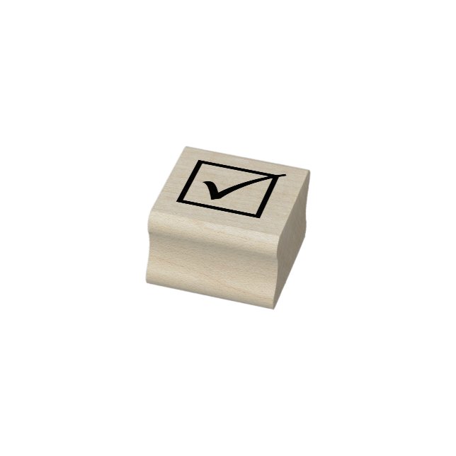 Briefmarke aus Karo Gummistempel (Stempel)
