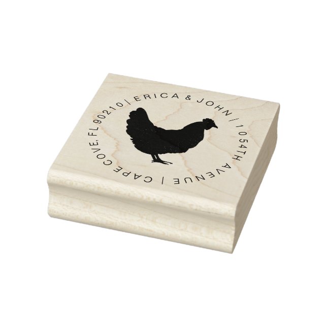 Briefmarke aus Kautschuk, für Hühner Gummistempel (Stempel)