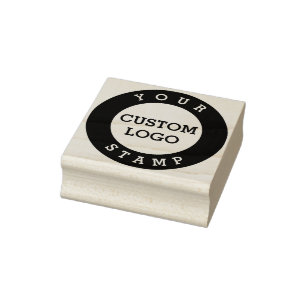 Briefmarke aus Kautschuk, Logo-Briefmarke, Firmenm Gummistempel