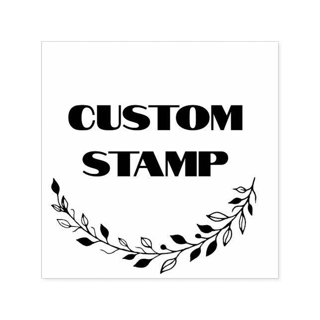 Briefmarke aus Kautschuk, Logo-Briefmarke, Firmenm Permastempel (Design)