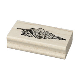 Briefmarke aus Kautschuk - Muscheln des Meereslebe Gummistempel