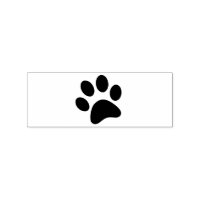 Briefmarke aus Kautschuk "Pet Paw"