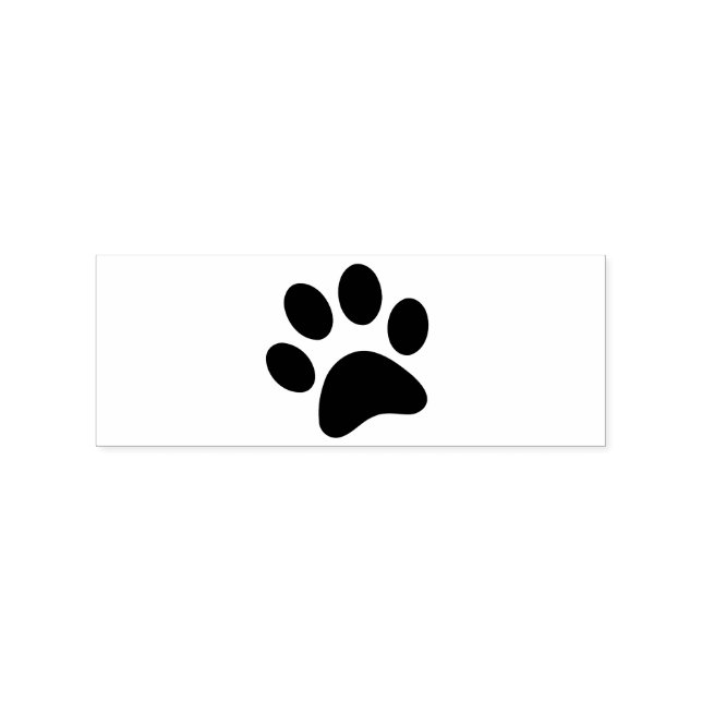 Briefmarke aus Kautschuk "Pet Paw" Gummistempel (Prägung)