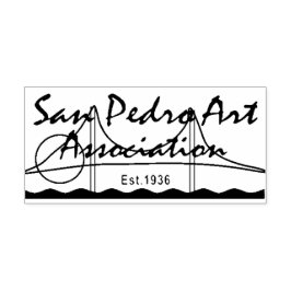 Briefmarke aus Kautschuk - SPAA-Logo Permastempel
