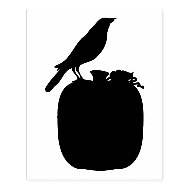 Briefmarke aus Kürbiskruste 4" x 5" Gummi Gummistempel (Prägung)