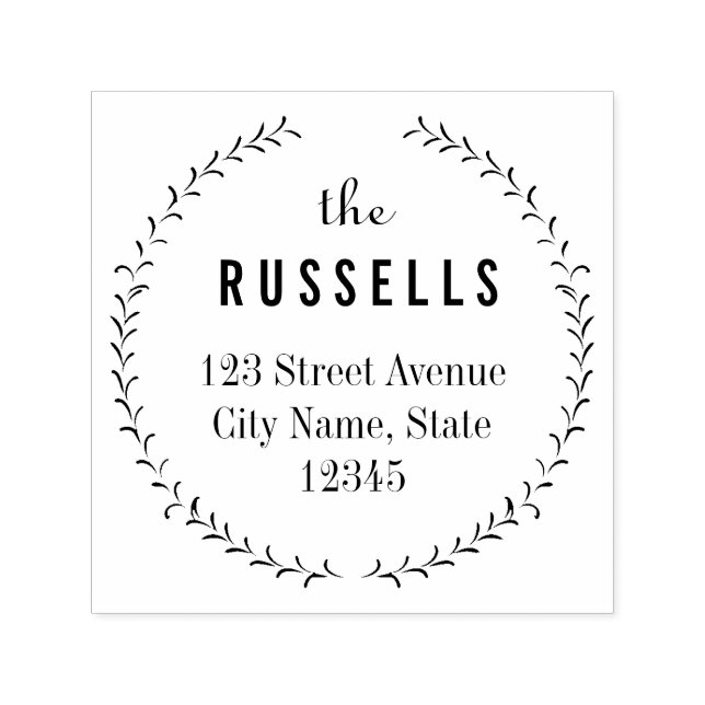 Briefmarke aus Personalisiertem Kautschuk Permastempel (Design)