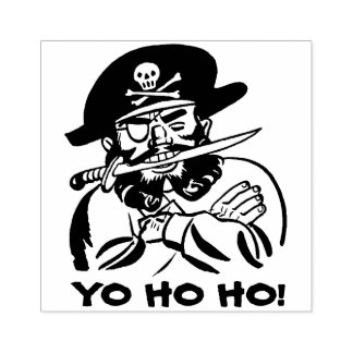 Briefmarke aus Piratenkautschuk Gummistempel
