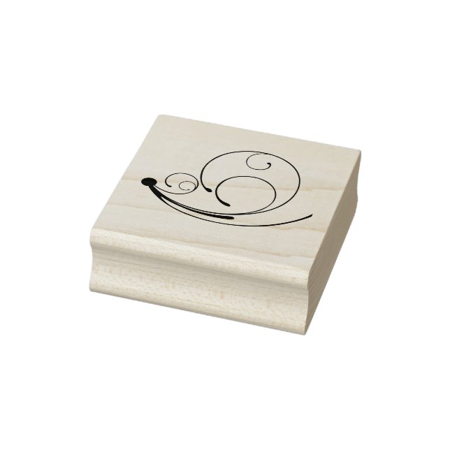 Briefmarke aus schwirlem Gummi Gummistempel (Stempel)