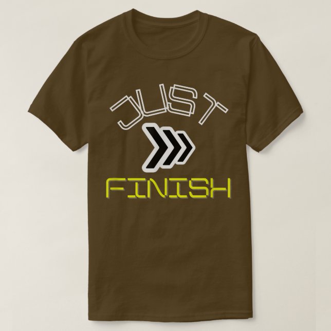 Briefmarke beenden - Männer trainieren Sport T-Shirt (Design vorne)