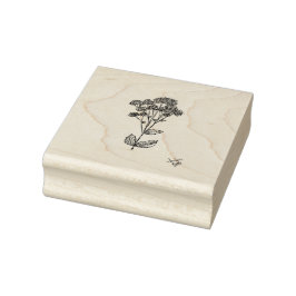 Briefmarke, botanische Kunst, Pflanze des Sediment Gummistempel