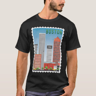 Briefmarke Collection Boston City Philatelist Phil T-Shirt