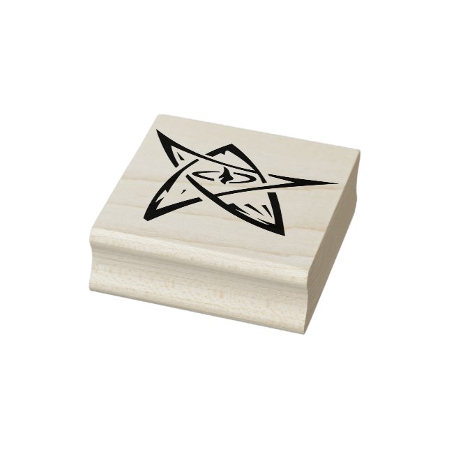 Briefmarke der abstrakten Starkunst Gummistempel (Stempel)