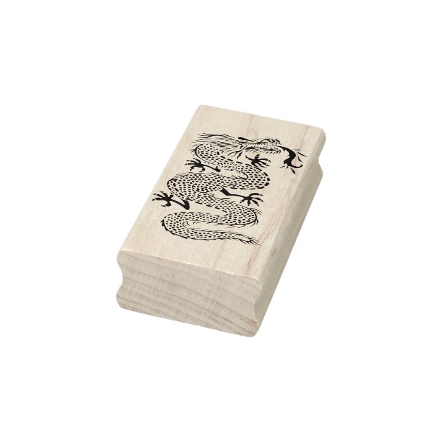 Briefmarke der chinesischen Drachenkunst Gummistempel (Stempel)