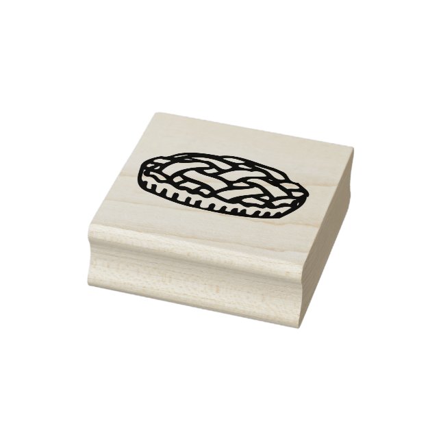 Briefmarke der einfachen Lattice Pie Art Gummistempel (Stempel)