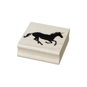 Briefmarke der Einhornkunst Gummistempel