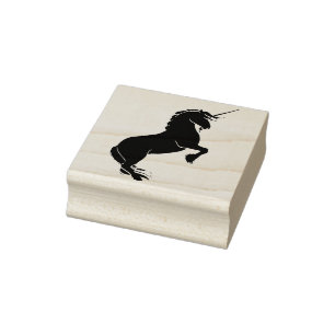 Briefmarke der Einhornkunst Gummistempel