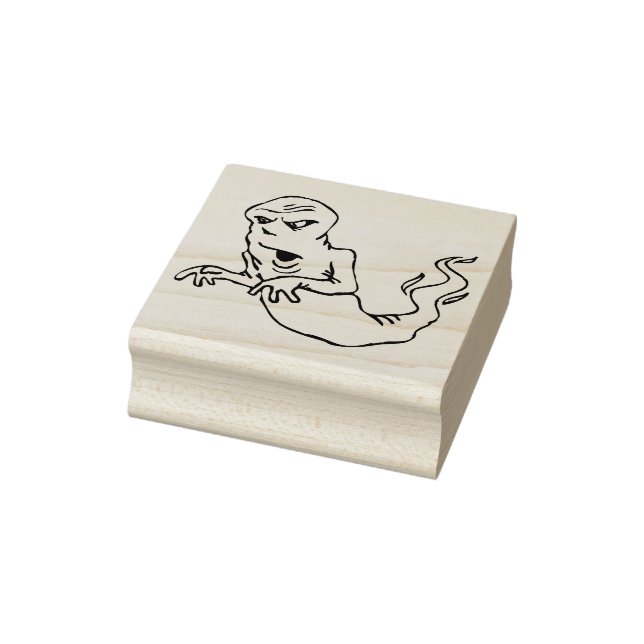 Briefmarke der Flying Ghost-Illustration Gummistempel (Stempel)